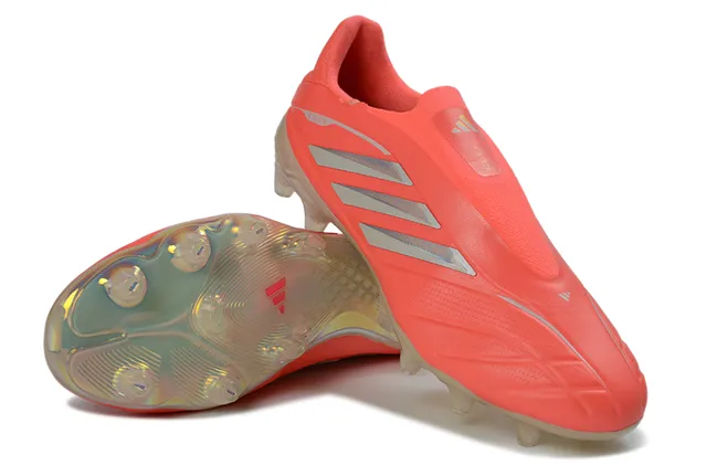 Adidas Copa Pure Orange Laceless Firm-Ground Soccer Shoes 4