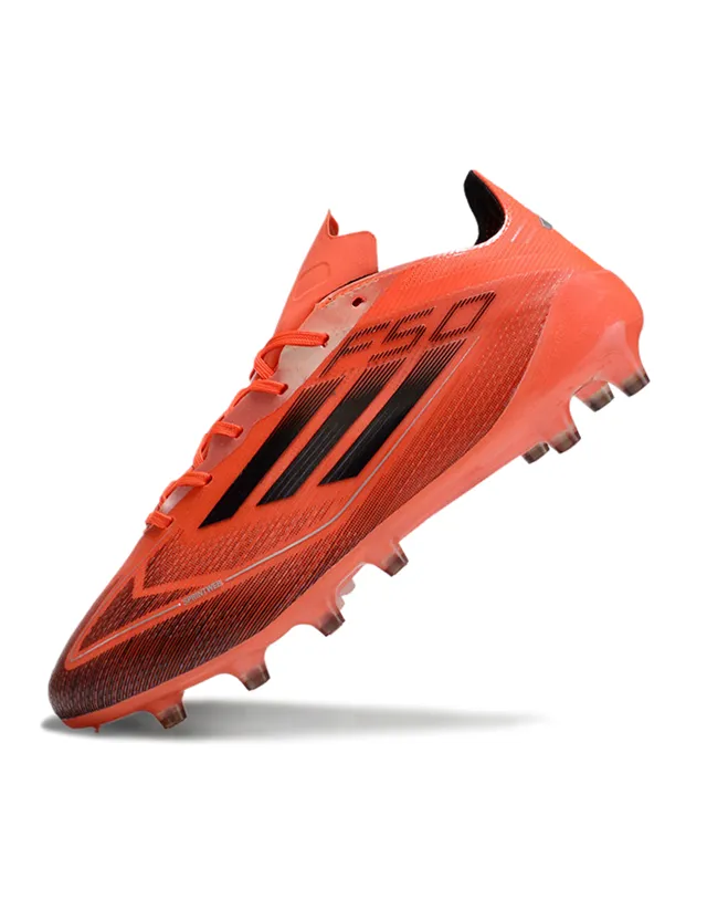 Adidas F50 Black Gold Low-Cut Synthetic Upper Textured Micro-Perforated Surface Firm-Ground Soccer Shoes 3
