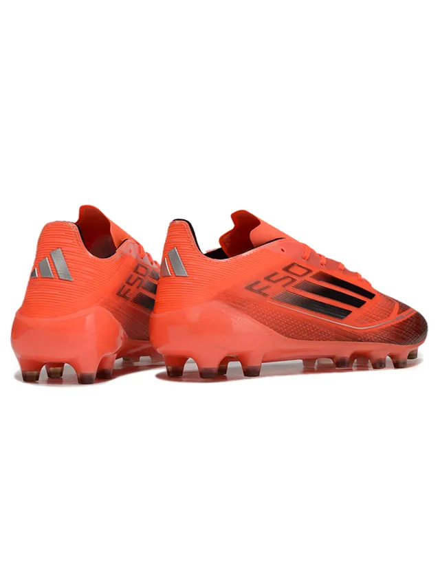 Adidas F50 Black Gold Low-Cut Synthetic Upper Textured Micro-Perforated Surface Firm-Ground Soccer Shoes 5