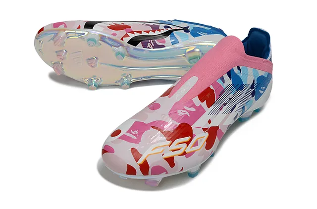 Adidas F50 মাল্টিকালার ক্যামো ফার্ম-গ্রাউন্ড সকার জুতা 5