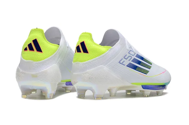 Adidas F50 White Multicolor Low-Cut Lace-Up Translucent Iridescent Soleplate Firm-Ground Soccer Shoes 5