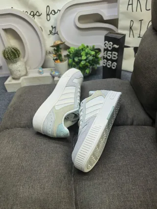 Adidas Gray Yellow Low-Top Striped Side Lifestyle Sneakers 6