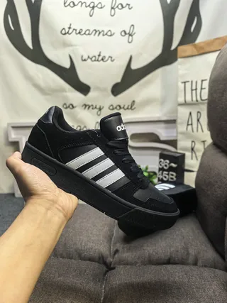 Adidas Gray Yellow Low-Top Striped Side Lifestyle Sneakers 15