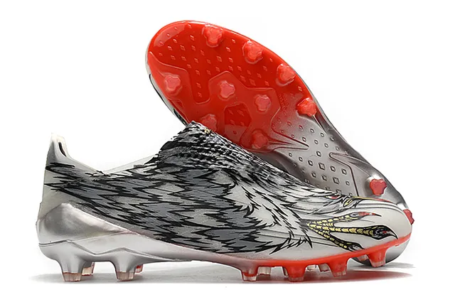 Adidas أخضر أرجواني نيون لايم أحادي اللون كولار صوك فيت أرض صلبة أحذية كرة القدم 6