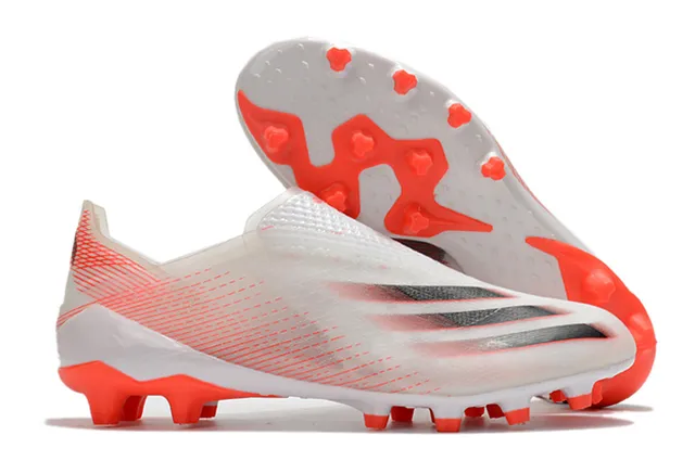 Adidas أخضر أرجواني نيون لايم أحادي اللون كولار صوك فيت أرض صلبة أحذية كرة القدم 9