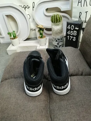 Adidas High-Top All-White Lifestyle Sneakers 8