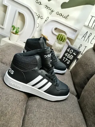 Adidas High-Top All-White Lifestyle Sneakers 9