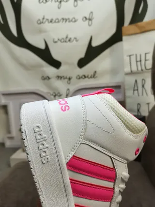 Adidas High-Top All-White Lifestyle Sneakers 23