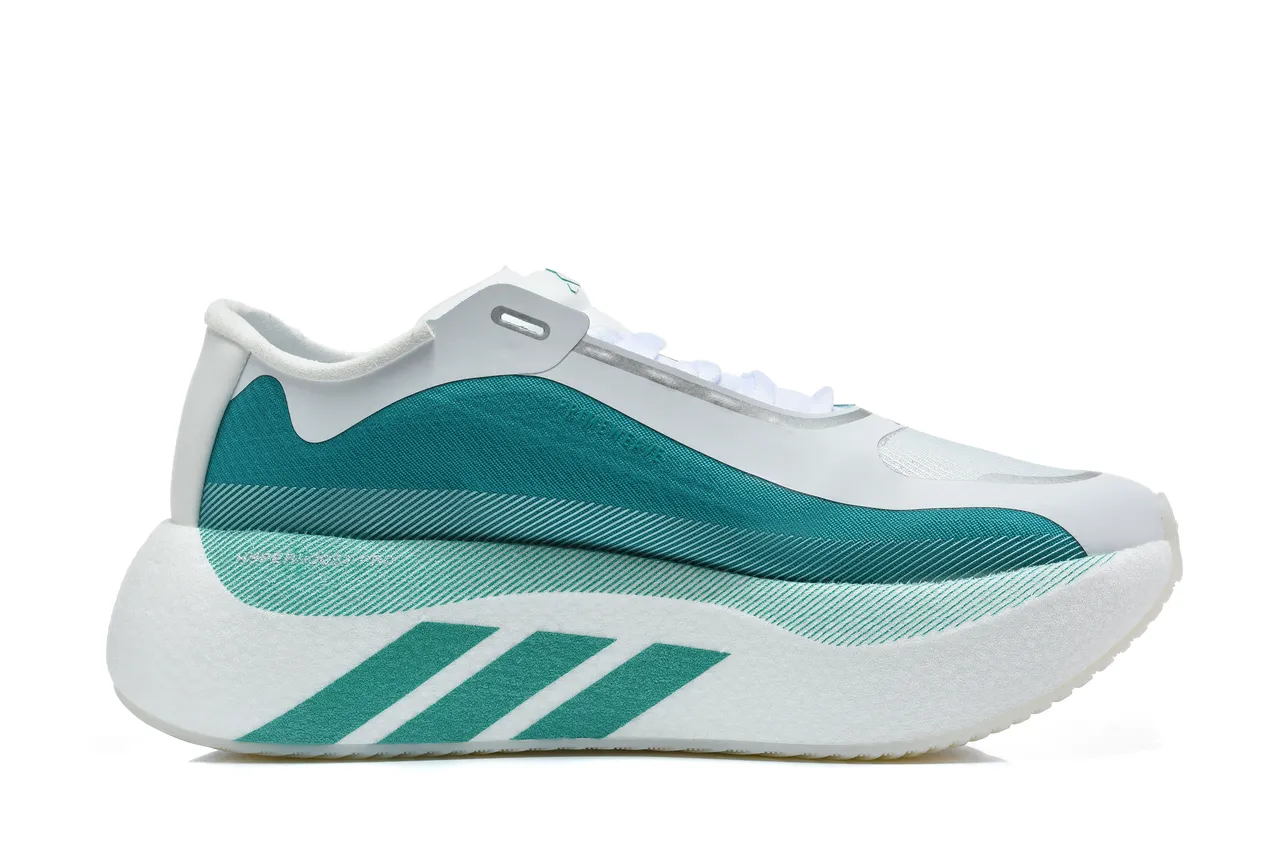 Adidas Hyperboost Edge M Teal and White Running Shoes 3