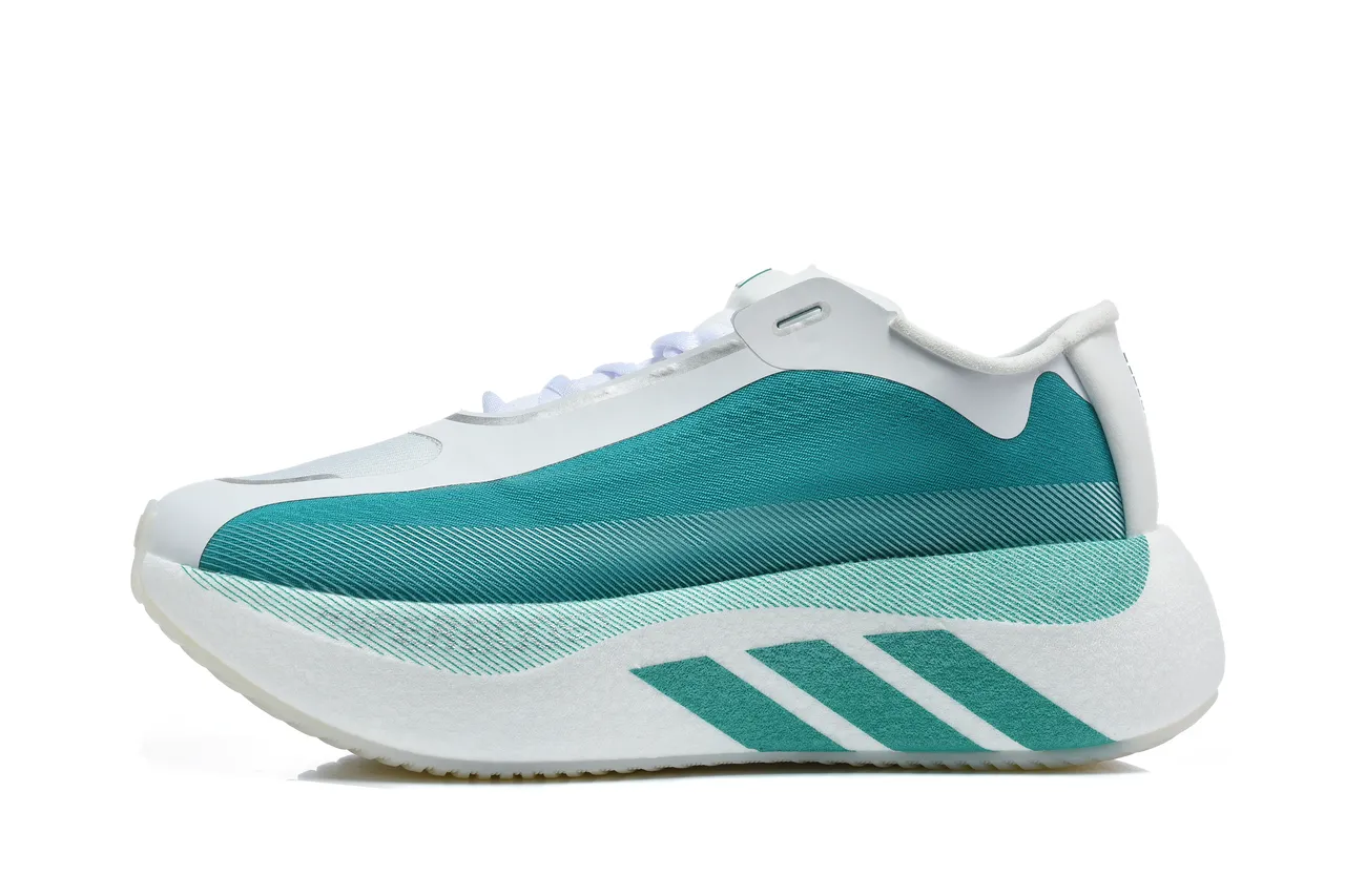 Adidas Hyperboost Edge M Teal and White Running Shoes 4