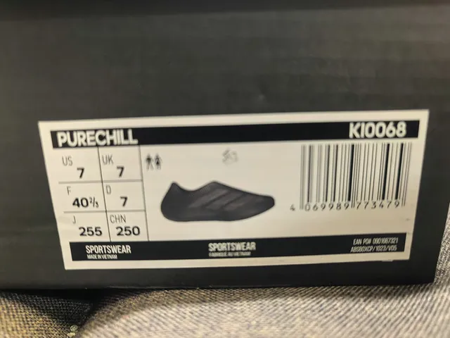 Adidas Laceless Ribbed Slip-On White Black Lifestyle Sneakers 2