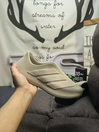 Adidas Laceless Ribbed Slip-On White Black Lifestyle Sneakers 15