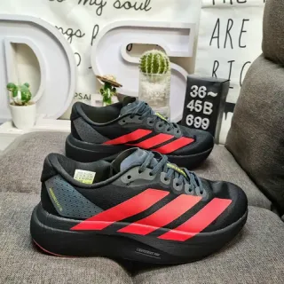Adidas Lightstrike Pro Black Red Low-Top Mesh Upper Running Shoes