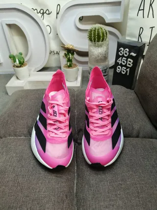 Adidas Lightstrike Pro Gradient Pink Black Running Shoes 10