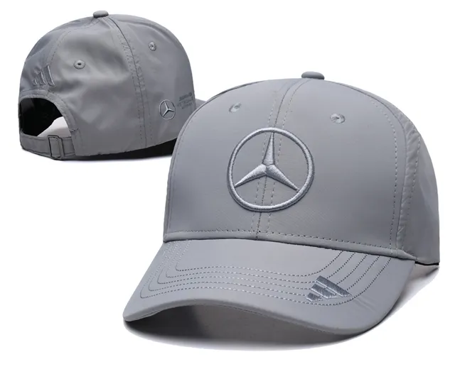 Boné de beisebol Adidas Mercedes-Benz Star bordado azul real 7
