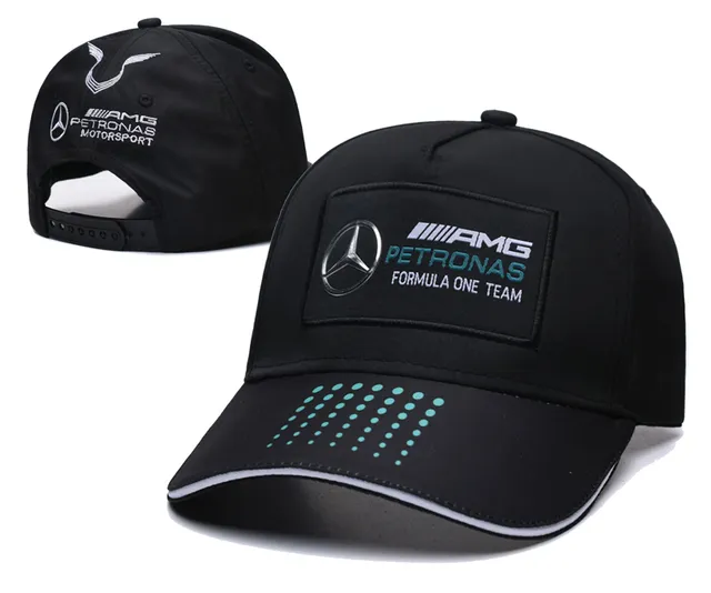 Boné de beisebol Adidas Mercedes-Benz Star bordado azul real 12