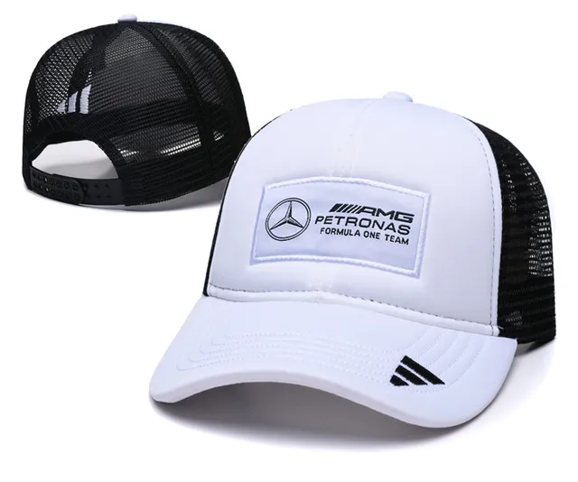 Boné de beisebol Adidas Mercedes-Benz Star bordado azul real 13