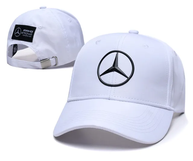 Boné de beisebol Adidas Mercedes-Benz Star bordado azul real 15