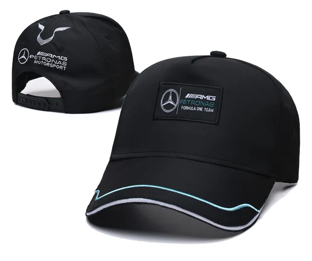 Boné de beisebol Adidas Mercedes-Benz Star bordado azul real 17