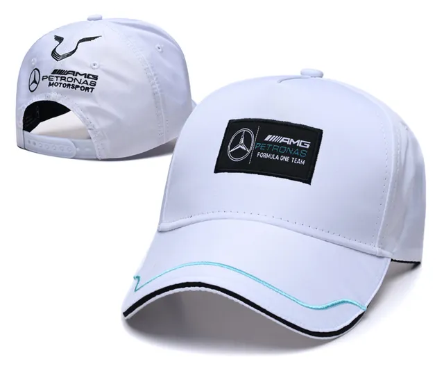 Boné de beisebol Adidas Mercedes-Benz Star bordado azul real 18