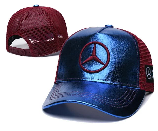 Boné de beisebol Adidas Mercedes-Benz Star bordado azul real 19