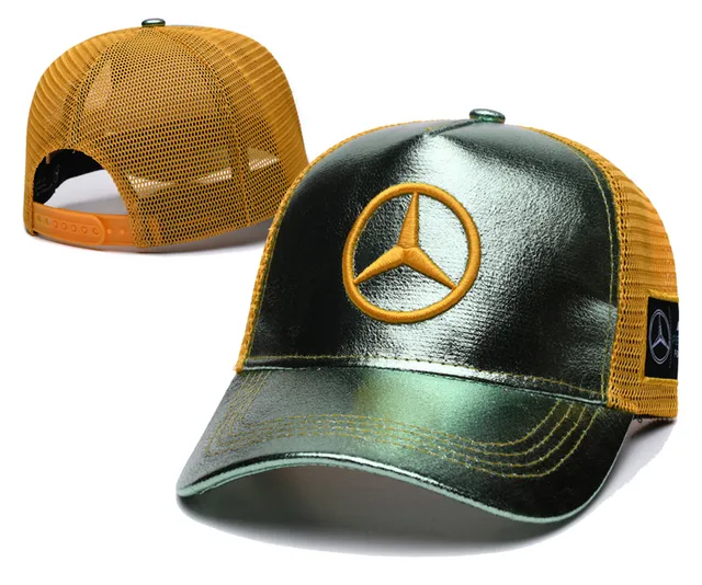 Boné de beisebol Adidas Mercedes-Benz Star bordado azul real 21