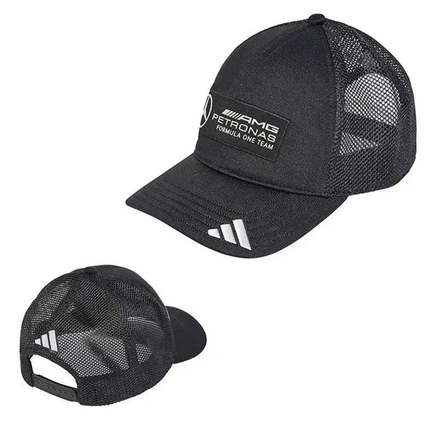 Boné de beisebol Adidas Mercedes-Benz Star bordado azul real 23