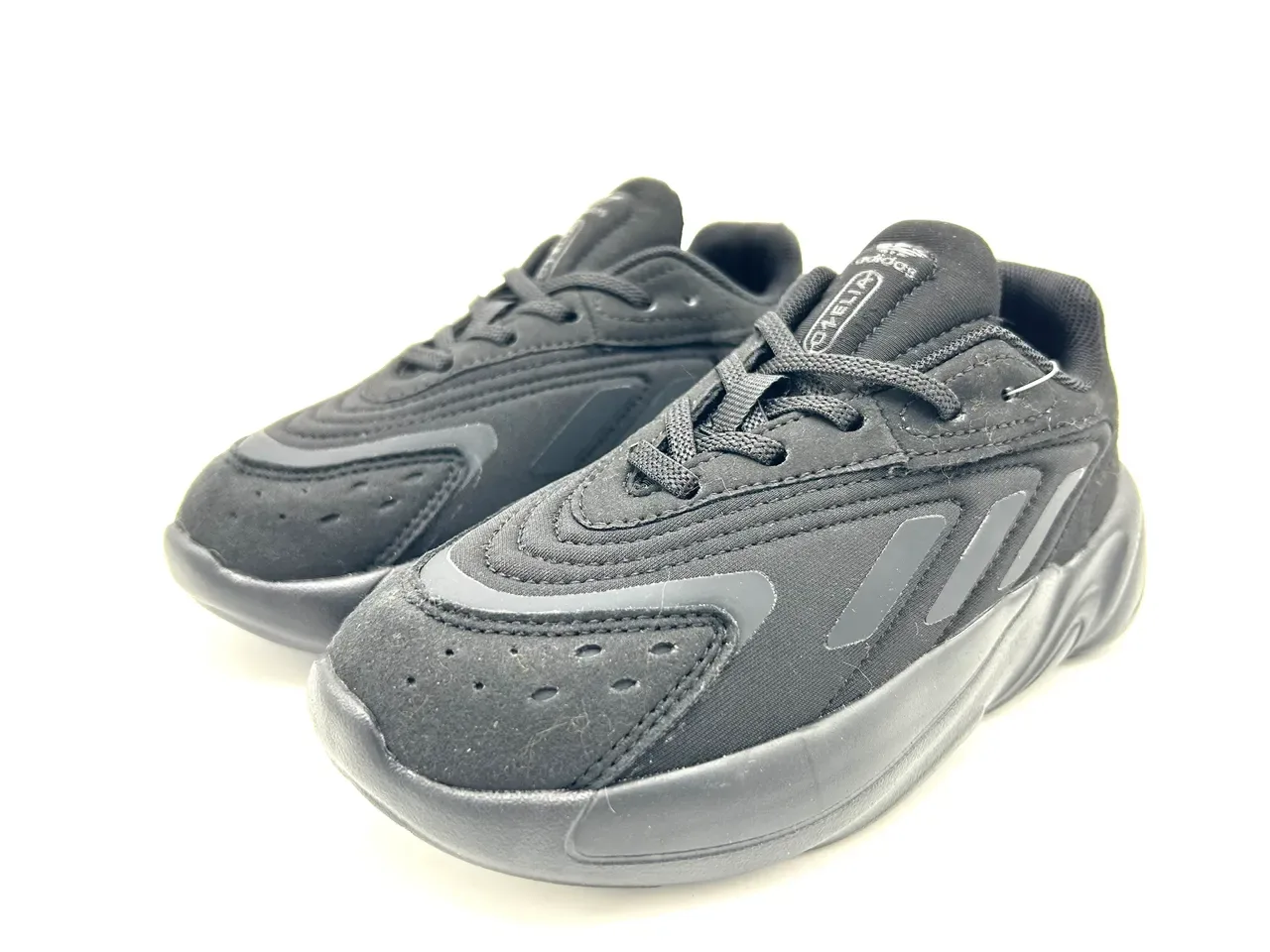 Adidas Ozelia Blue White Chunky Silhouette Sculpted Ridged Midsole Lifestyle Sneakers 6