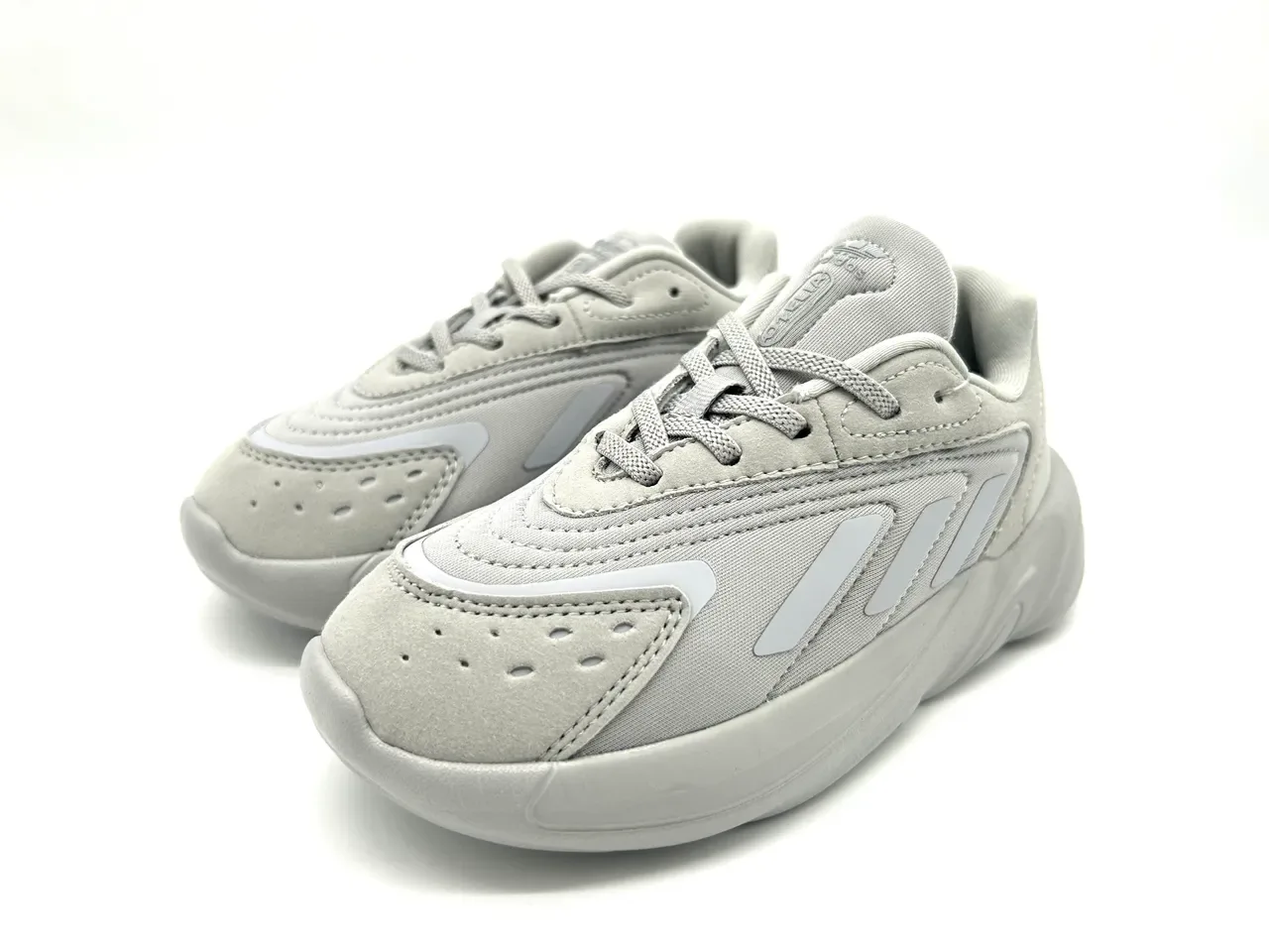 Adidas Ozelia Blue White Chunky Silhouette Sculpted Ridged Midsole Lifestyle Sneakers 10