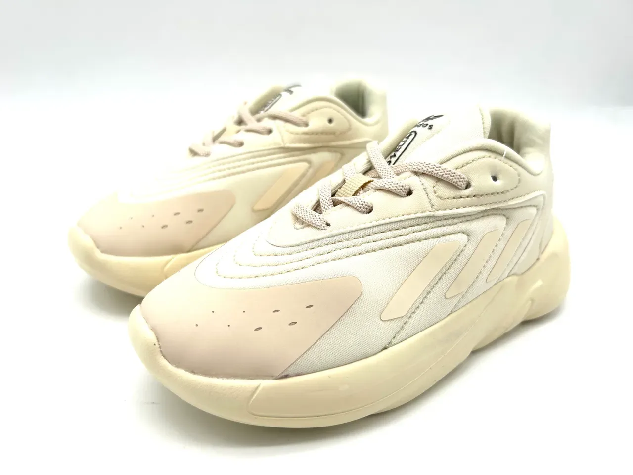 Adidas Ozelia Blue White Chunky Silhouette Sculpted Ridged Midsole Lifestyle Sneakers 16