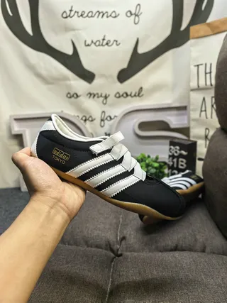 Adidas Pink Brown Laceless Velcro Strap Lifestyle Sneakers 15