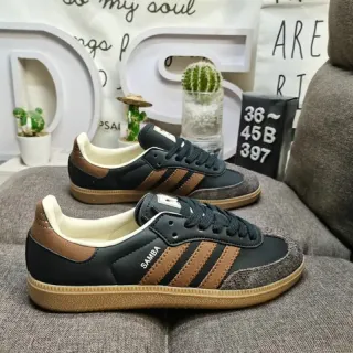 Adidas Samba Black Brown Gum Lifestyle Sneakers
