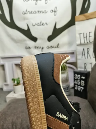 Adidas Samba Black Brown Gum Lifestyle Sneakers 3