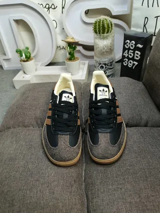 Adidas Samba Black Brown Gum Lifestyle Sneakers 10