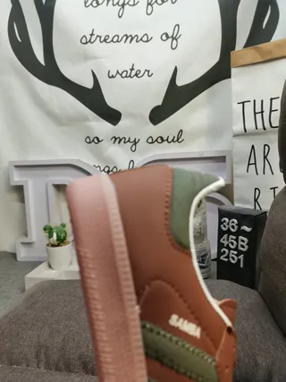 Adidas Samba Brown and Green Lifestyle Sneakers 3