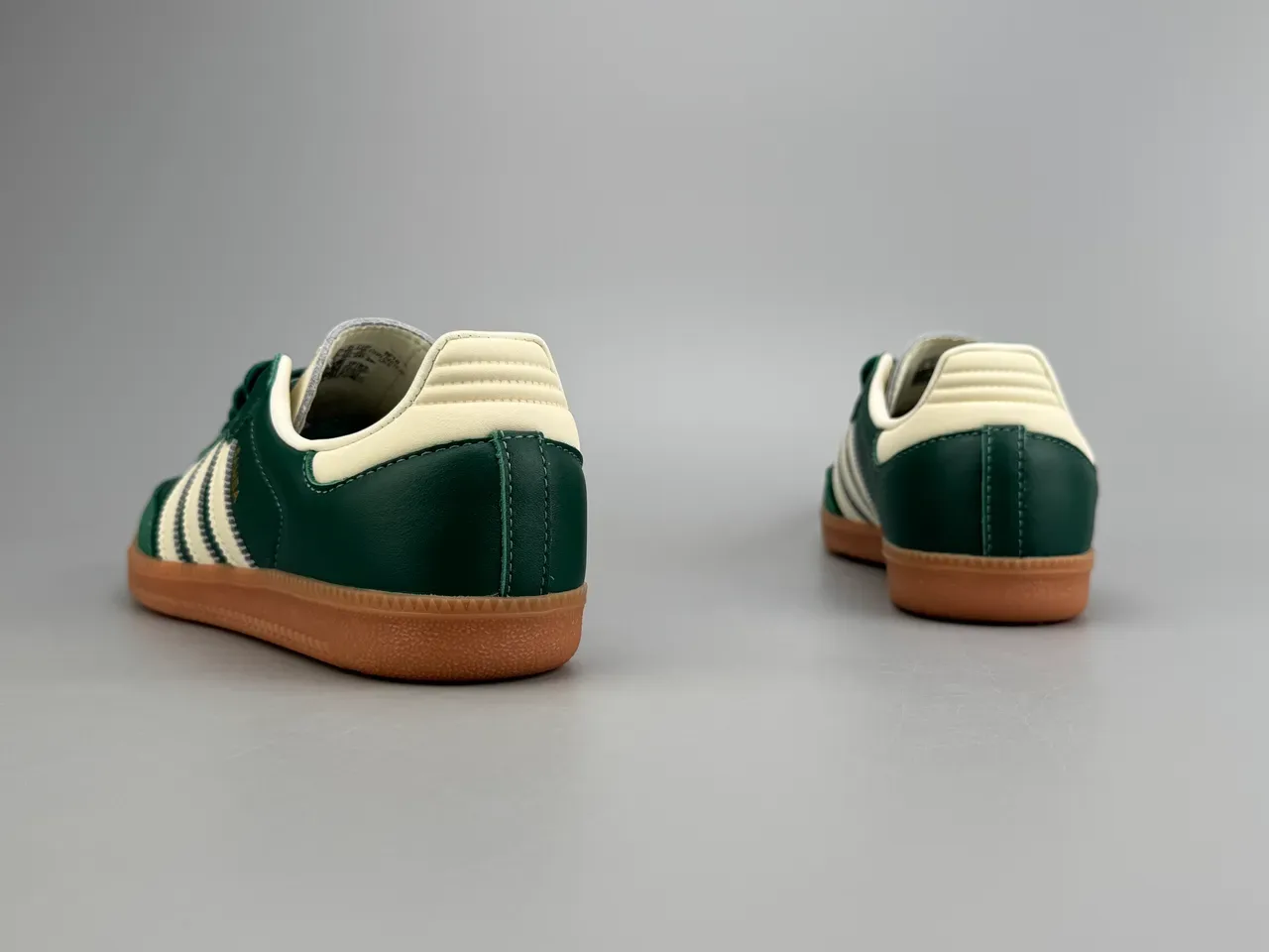 Adidas Samba Green and Cream Lifestyle Sneakers 6