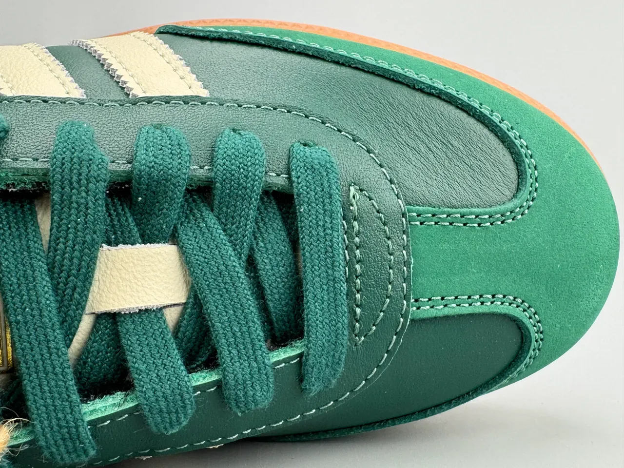 Adidas Samba Green and Cream Lifestyle Sneakers 10