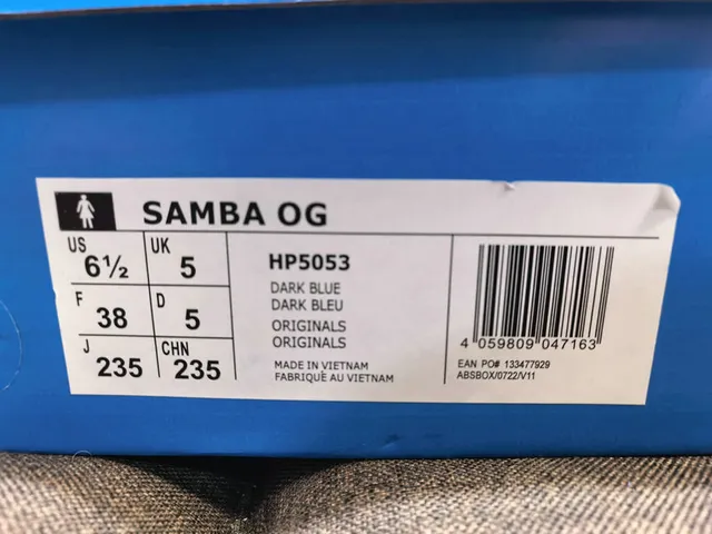 Adidas Samba Lace-Up Mule Blue Suede Casual Shoes 2