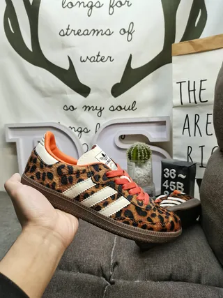 Adidas Samba Leopard-Print Lifestyle Sneakers 5