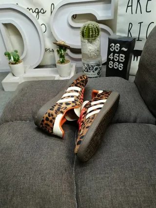 Adidas Samba Leopard-Print Lifestyle Sneakers 6