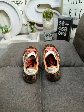 Adidas Samba Leopard-Print Lifestyle Sneakers 8