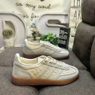 Adidas Samba OG बेज बुना हुआ लाइफस्टाइल स्नीकर