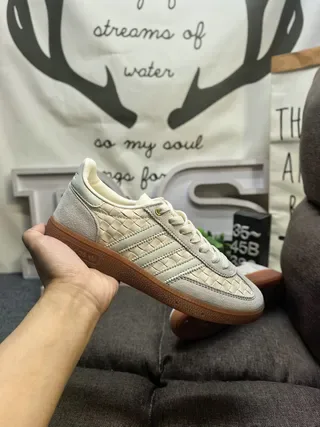 Adidas Samba OG बेज बुना हुआ लाइफस्टाइल स्नीकर 5