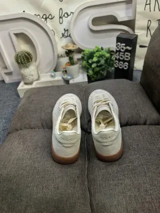 Adidas Samba OG बेज बुना हुआ लाइफस्टाइल स्नीकर 8