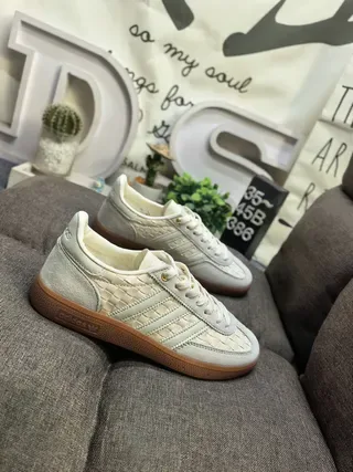Adidas Samba OG बेज बुना हुआ लाइफस्टाइल स्नीकर 9