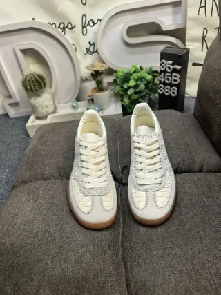 Adidas Samba OG बेज बुना हुआ लाइफस्टाइल स्नीकर 10