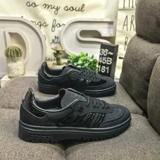 Adidas Samba OG काली जीवनशैली जूते