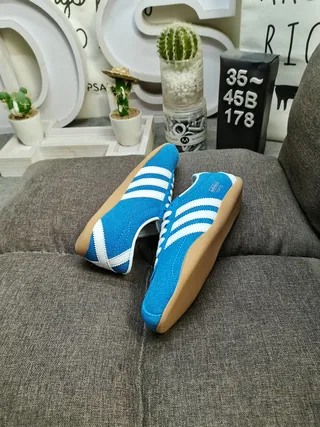 Adidas Samba OG Blue and White Lifestyle Sneakers 6