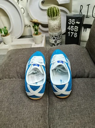 Adidas Samba OG Blue and White Lifestyle Sneakers 8