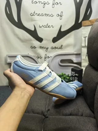 Adidas Samba OG Light Blue and White Lifestyle Sneakers 5